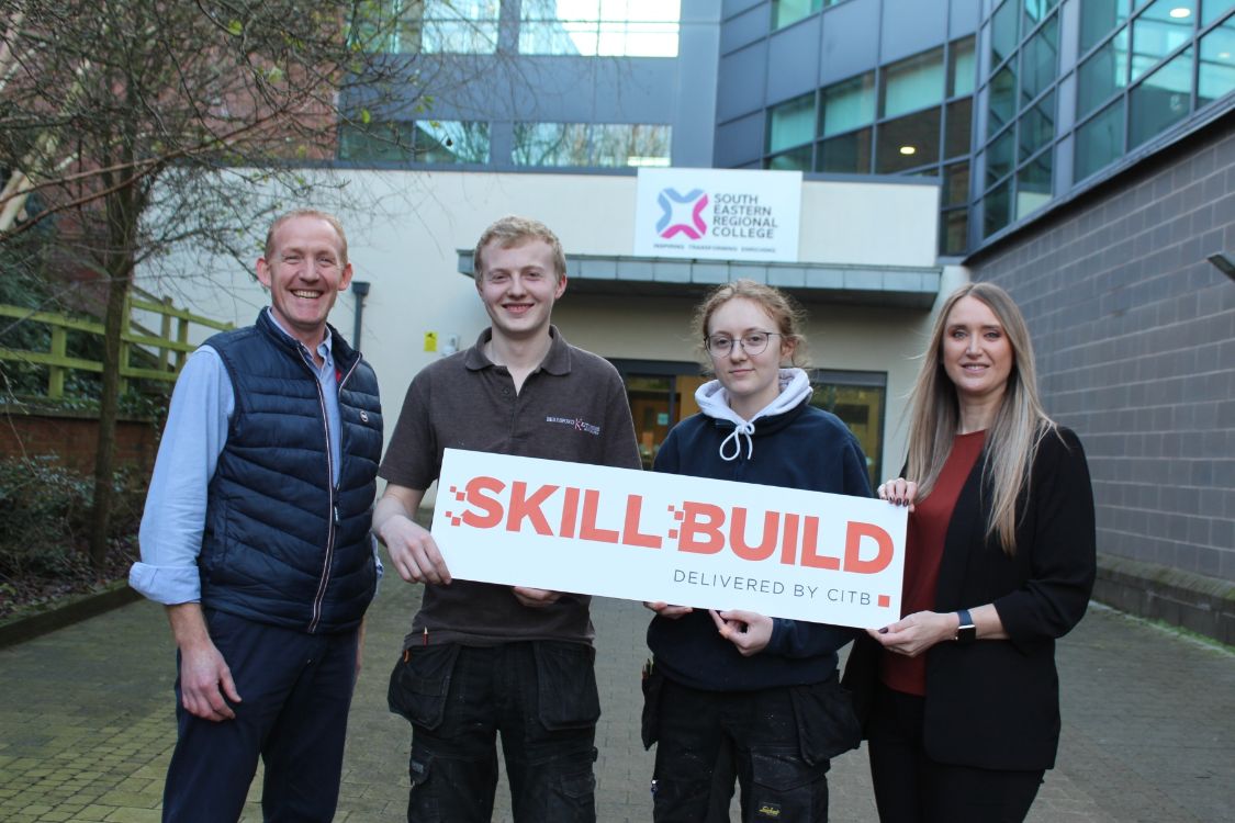 Francis Rice,  Apprentices, David Magee and Aleeha Gribben and Rachel Dorovatas.